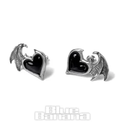 Alchemy Gothic Blacksoul Earrings (Pewter)