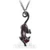 Alchemy Gothic Cat Sith Pendant (Black)