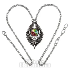 Alchemy Gothic Dea Umbra Nili Necklace (Silver)