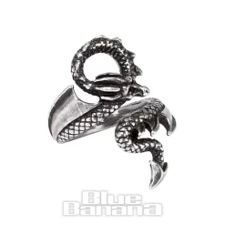 Alchemy Gothic Dragon Lure Ring (Pewter)