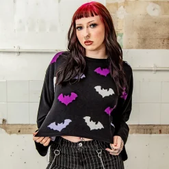 Banned Batty Babe Jumper (Black)
