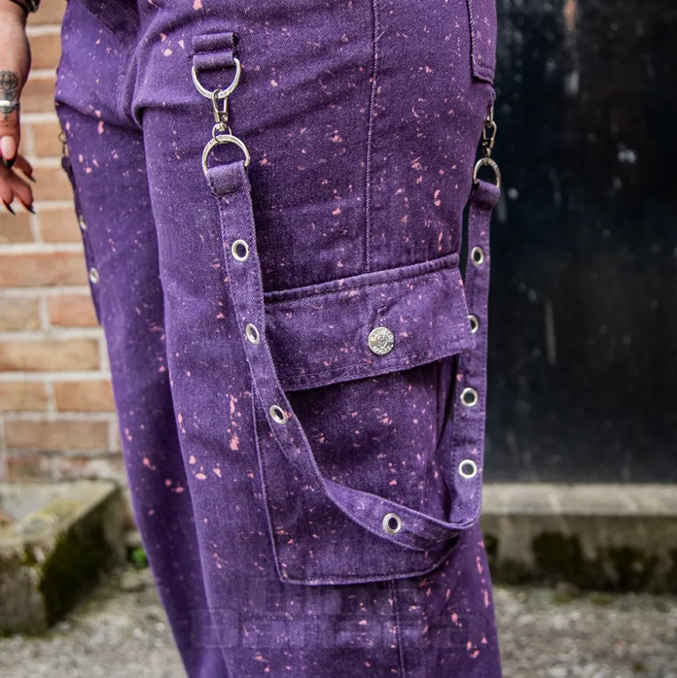 Banned Candy Strap Trousers (Purple)