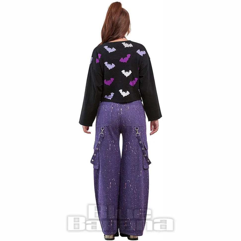 Banned Candy Strap Trousers (Purple)