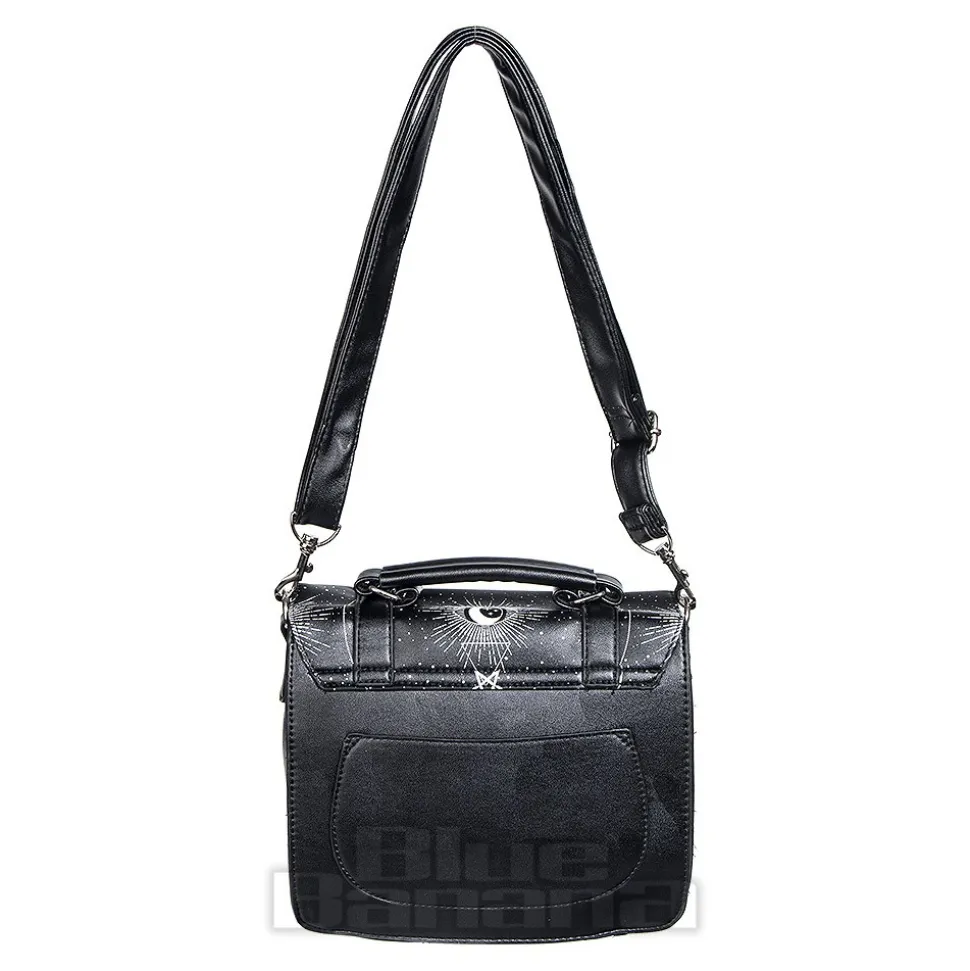 Banned Cosmic Satchel Bag (Black/White)