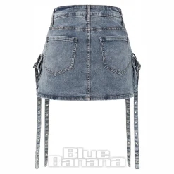 Banned Denim Dita Shorts (Blue)