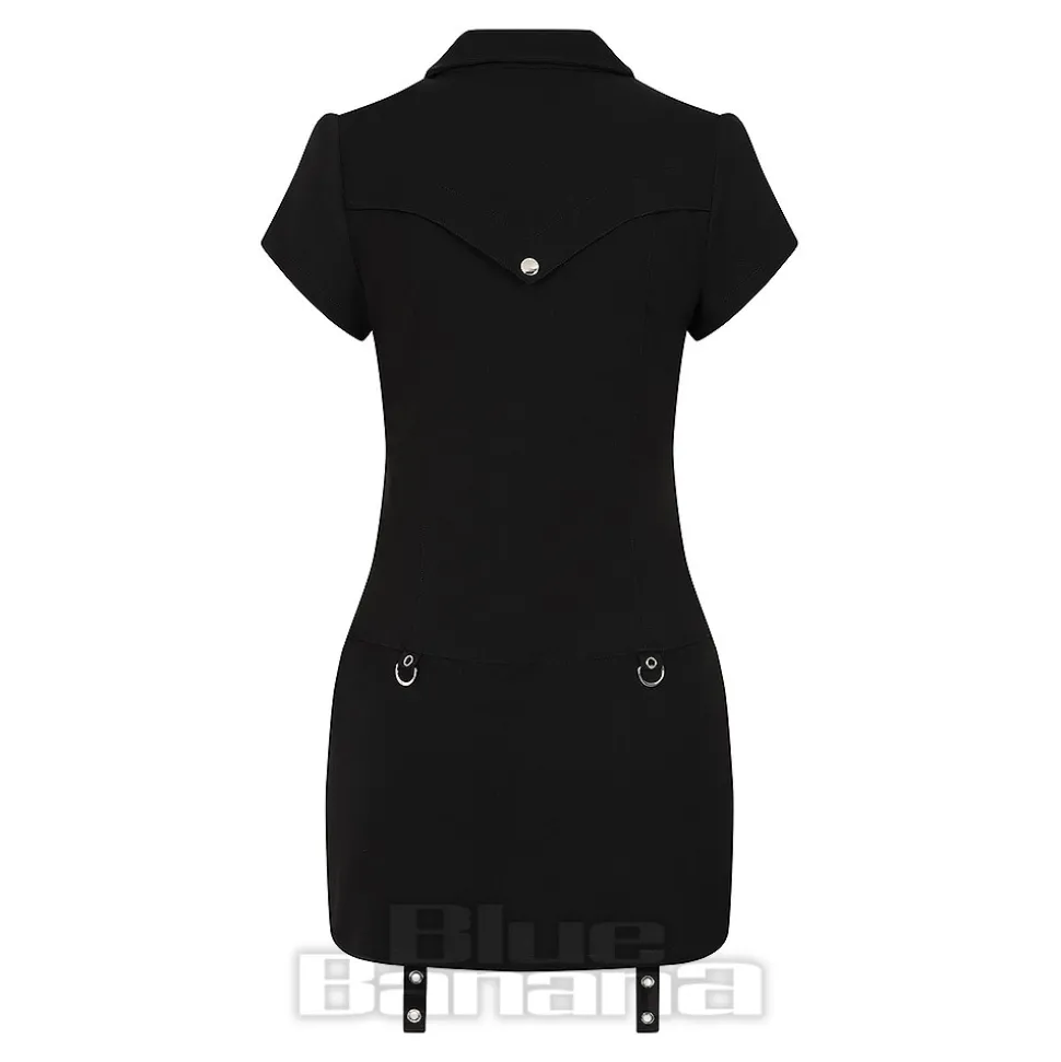 Banned Glitter Glam Dress (Black)