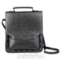 Banned Gothic Bat Handbag (Black)