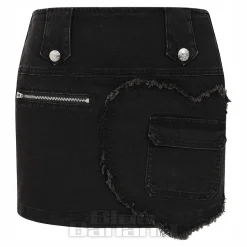 Banned Heartbreaker Skirt (Black)