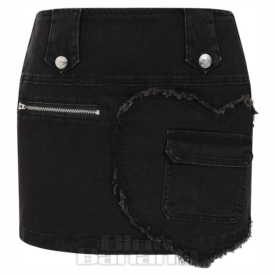 Banned Heartbreaker Skirt (Black)