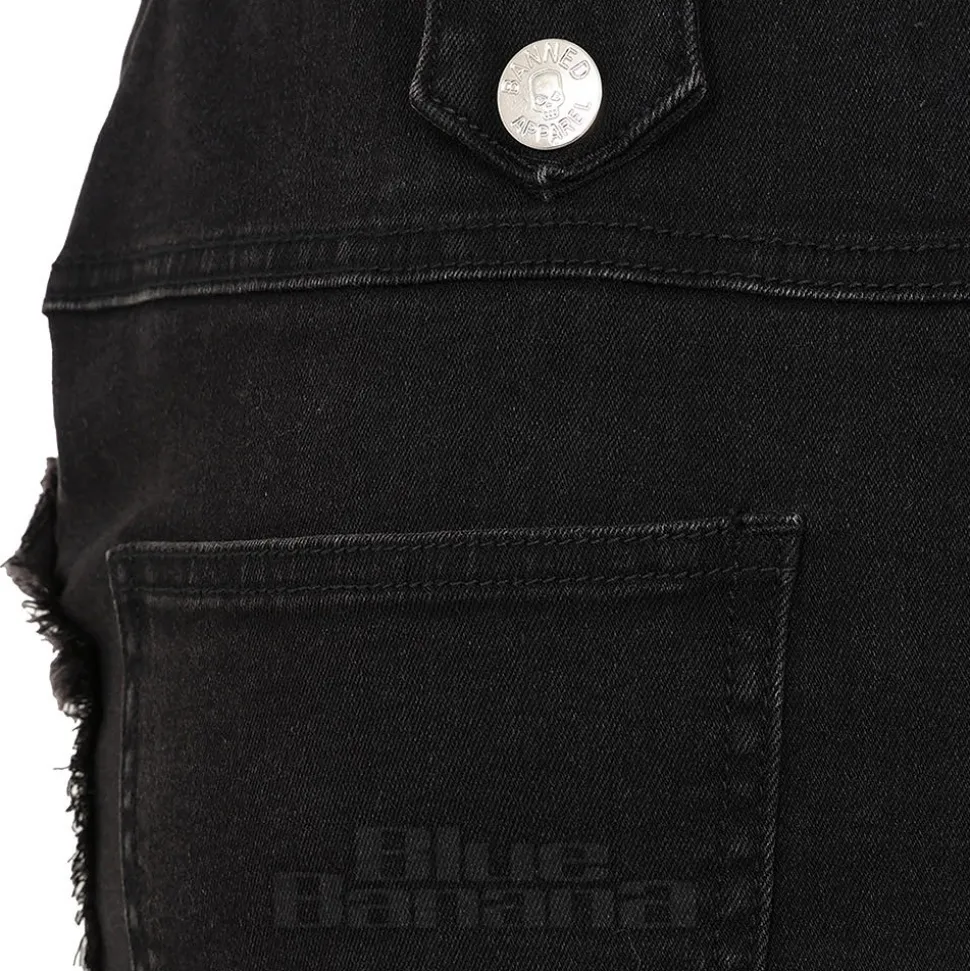 Banned Heartbreaker Skirt (Black)