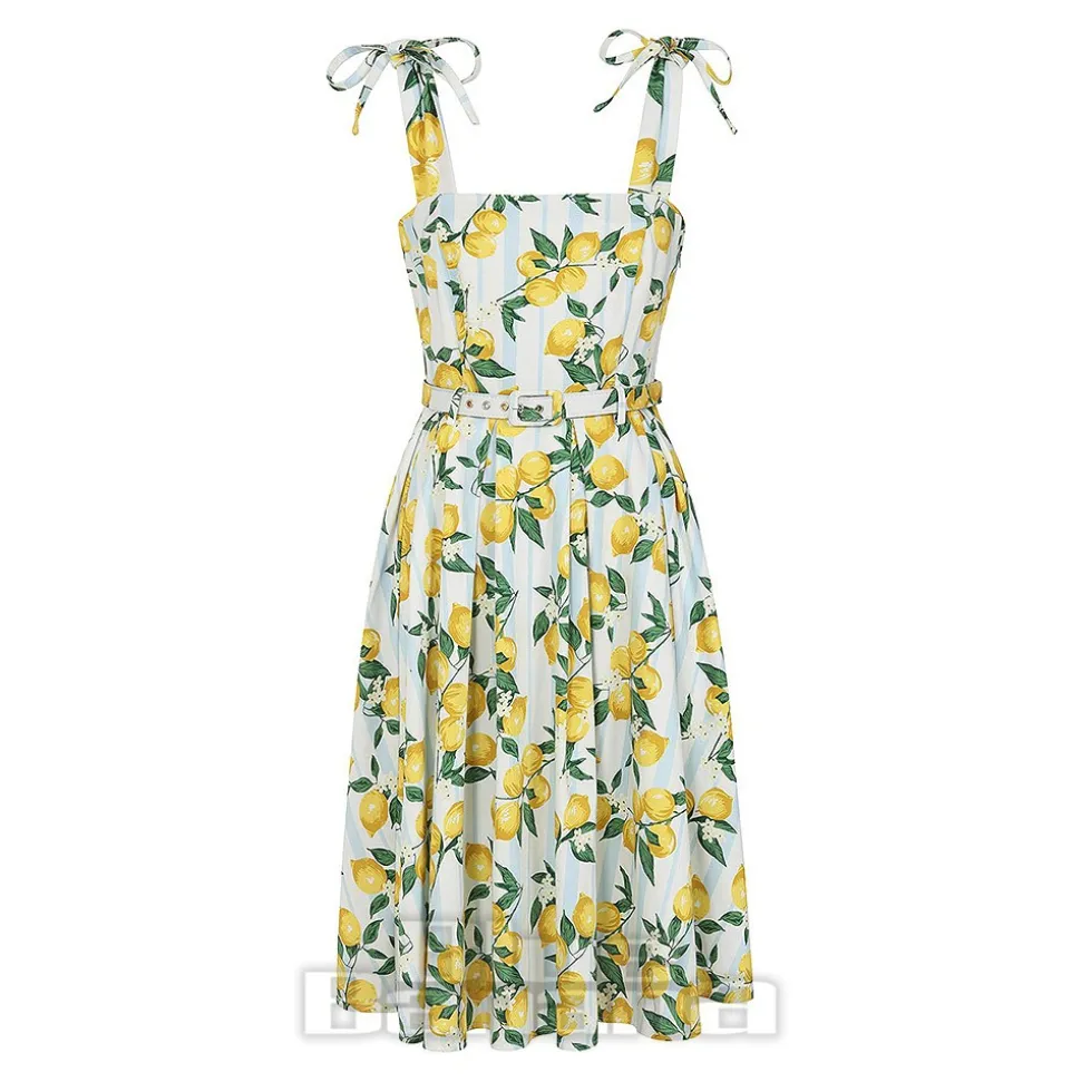 Banned June Lemon Dress (Multicolour)