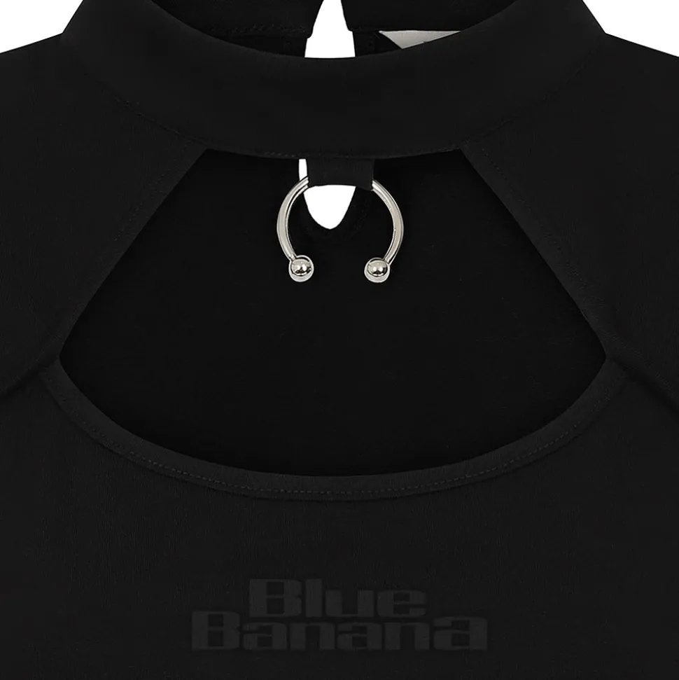 Banned Lavinia Crop Top (Black)
