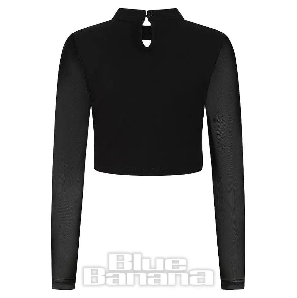 Banned Lavinia Crop Top (Black)