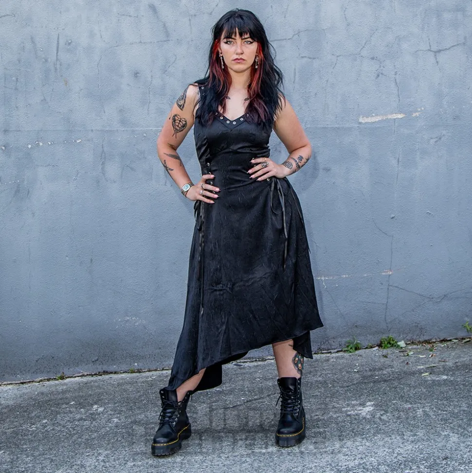 Banned Lunar Veil Dress (Black)