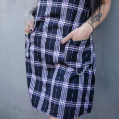 Banned No Rules Buckle Mini Dress (Purple)