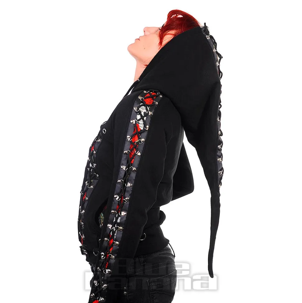 Banned Pixie Skull Hoodie (Black)
