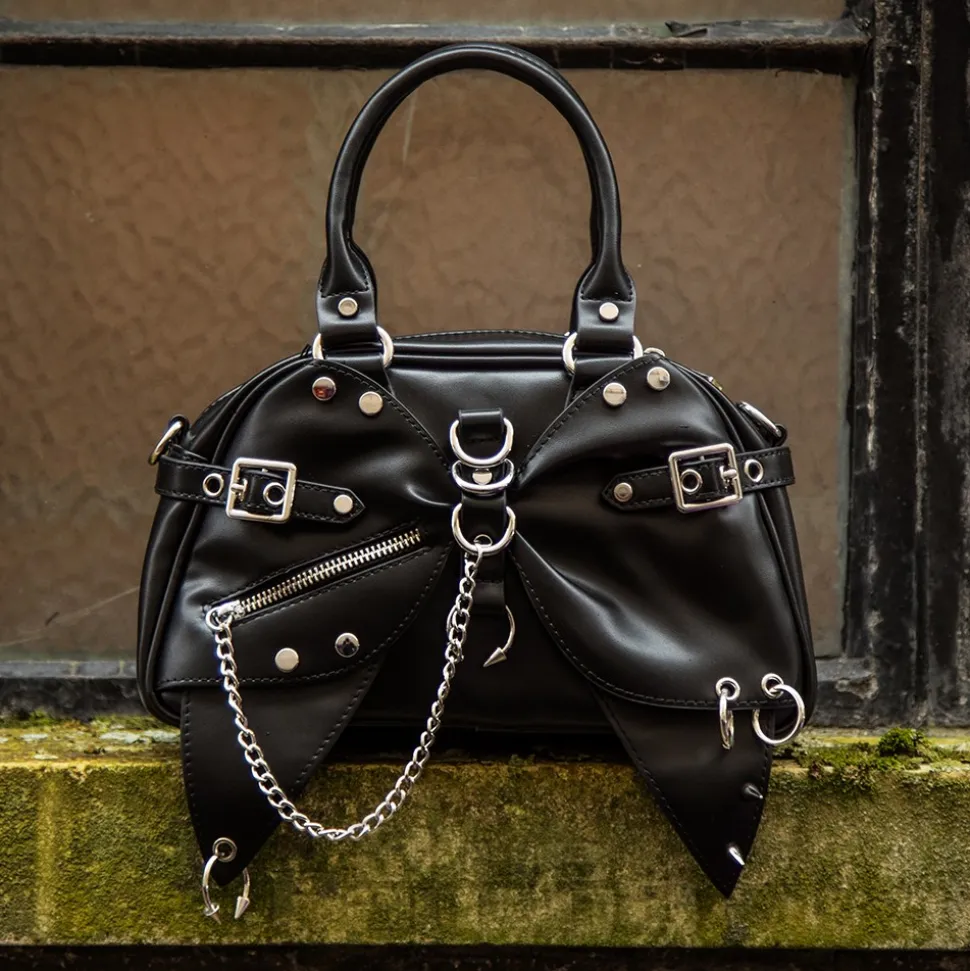 Banned Rebel Sugar Alternative Handbag (Black)