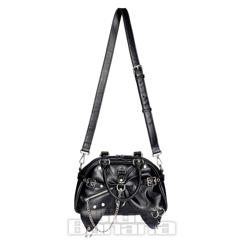 Banned Rebel Sugar Alternative Handbag (Black)