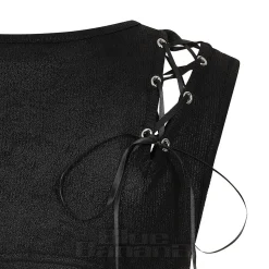 Banned Rogue Ribbon Top (Black)