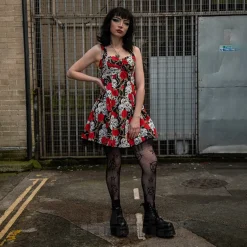 Banned Skull Garden Dress (Multicolour)