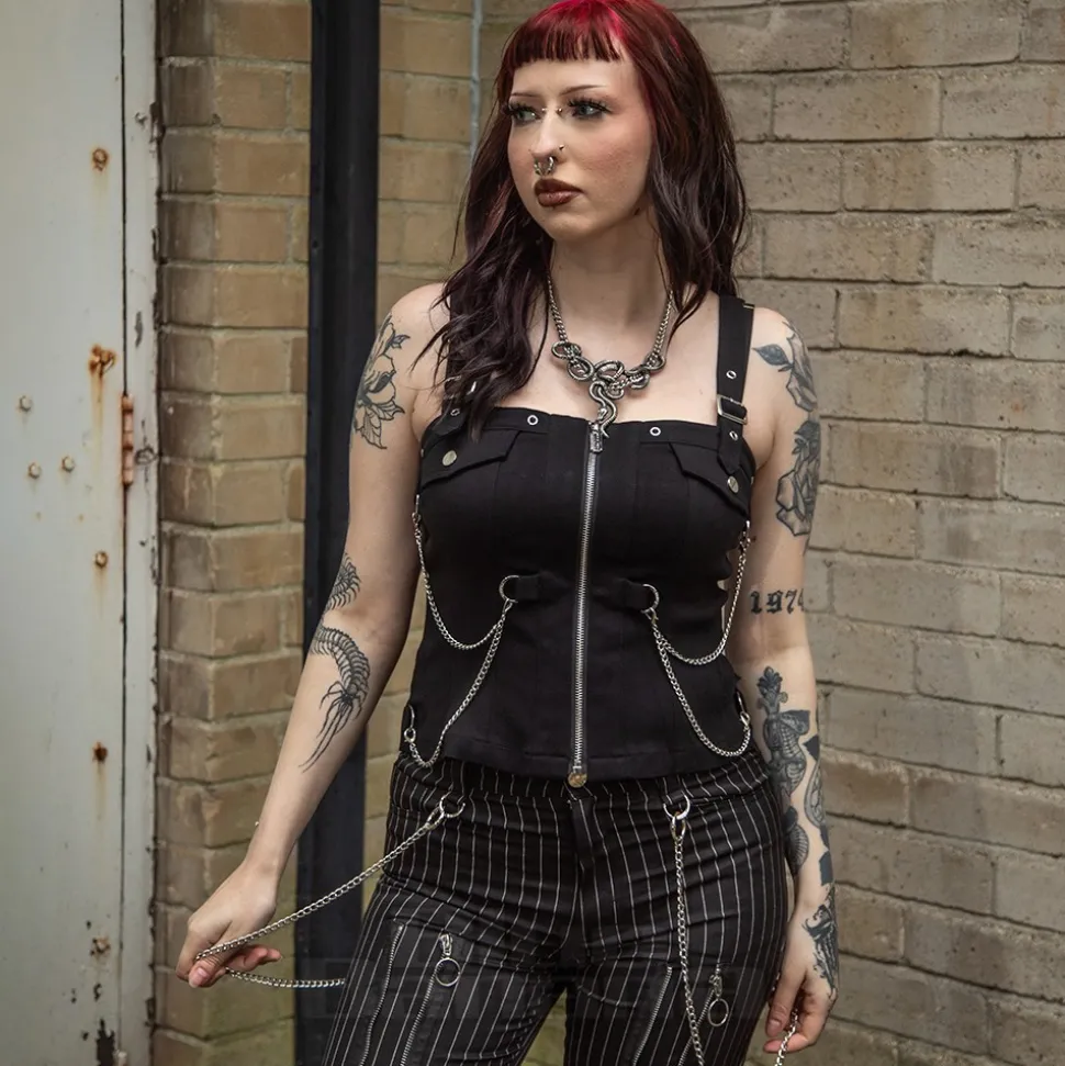 Banned Street Anarchy Top (Black)