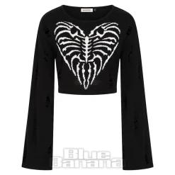 Banned Torn Affection Jumper (Black)