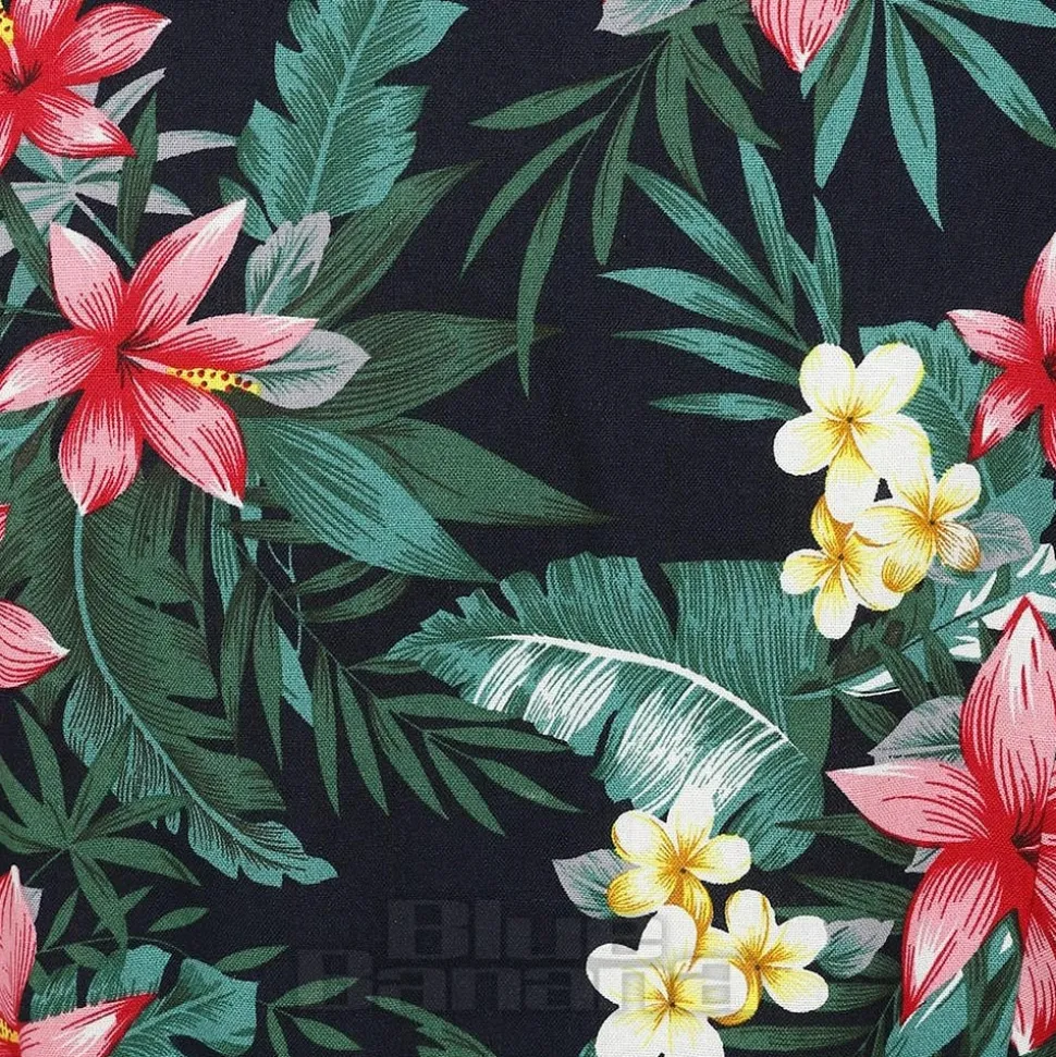 Banned Tropical Kate Dress (Navy)