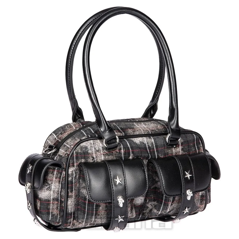 Banned Worn & Wicked Handbag (Black)