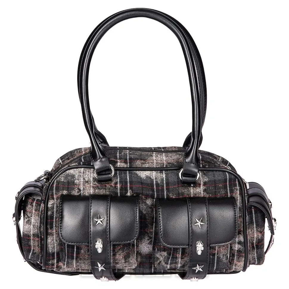 Banned Worn & Wicked Handbag (Black)
