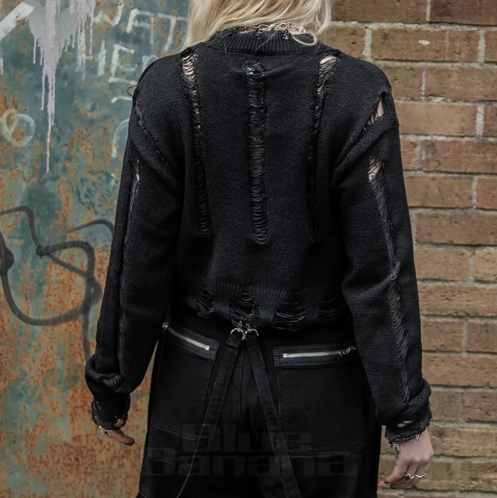Banned X Blue Banana Prima Jumper (Black)