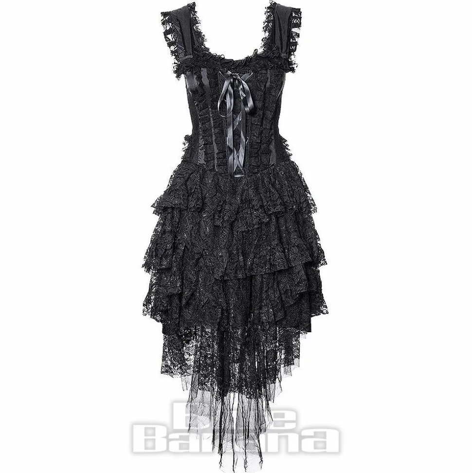 Bleeding Heart Clarissa Dress (Black)