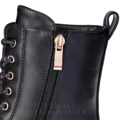 Bleeding Heart 15-Eye Boots (Black)