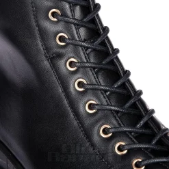 Bleeding Heart 15-Eye Boots (Black)