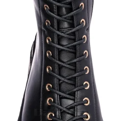 Bleeding Heart 15-Eye Boots (Black)