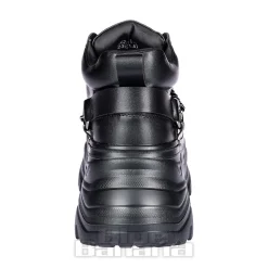 Bleeding Heart Skull Chain Trainers (Black)