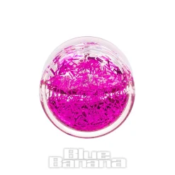 Blue Banana Acrylic Glitter Ear Plug 8-20mm (Pink)
