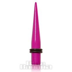 Blue Banana Acrylic Neon Ear Stretcher (Purple)