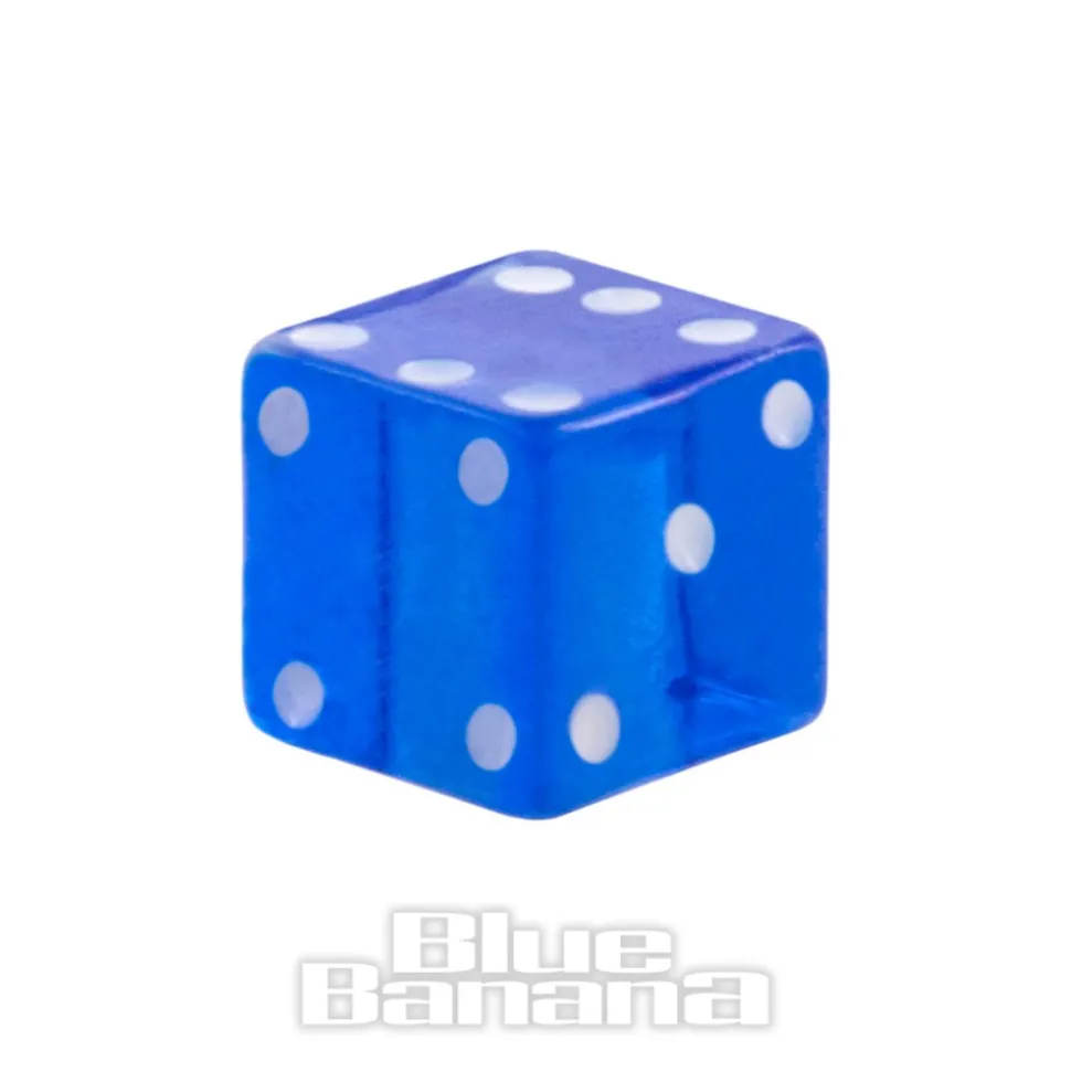 Blue Banana Acrylic UV 4mm Dice Add On (Blue)
