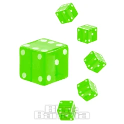 Blue Banana Acrylic UV 4mm Dice Add On (Green)
