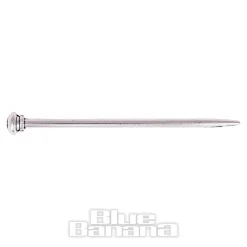 Blue Banana Bat Cut Out Hair Pin (Silver)