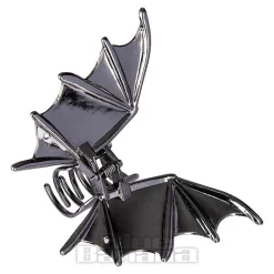 Blue Banana Bat Wings Hair Clip (Black)