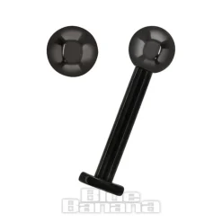 Blue Banana Black Titanium 1.6mm Labret (Black)