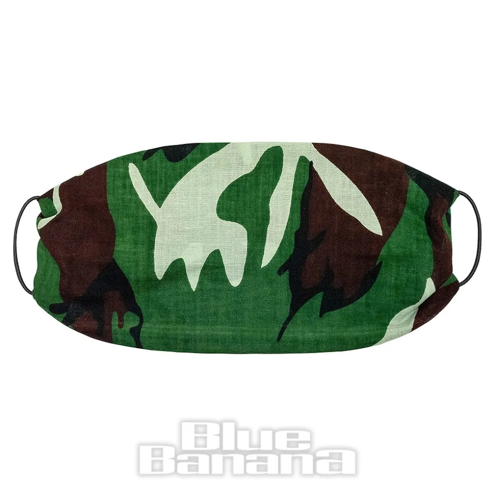 Blue Banana Camouflage Bandana (Green)