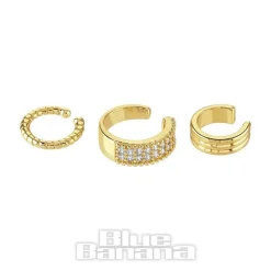 Blue Banana Classic Ear Cuff (Gold)