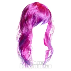 Blue Banana Colour Change Wig (Pink-Purple)