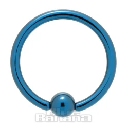 Blue Banana Coloured Titanium BCR (Teal)