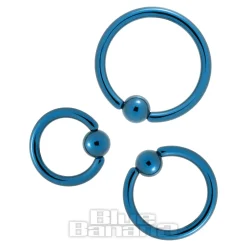 Blue Banana Coloured Titanium BCR (Teal)