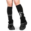 Blue Banana Cross Legwarmers (Grey)