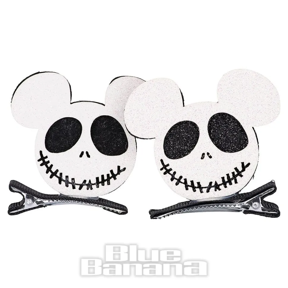 Blue Banana Dead Mouse Hair Clip (Black/White)