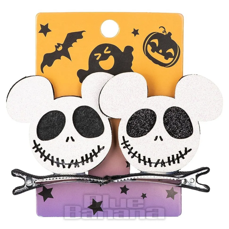 Blue Banana Dead Mouse Hair Clip (Black/White)